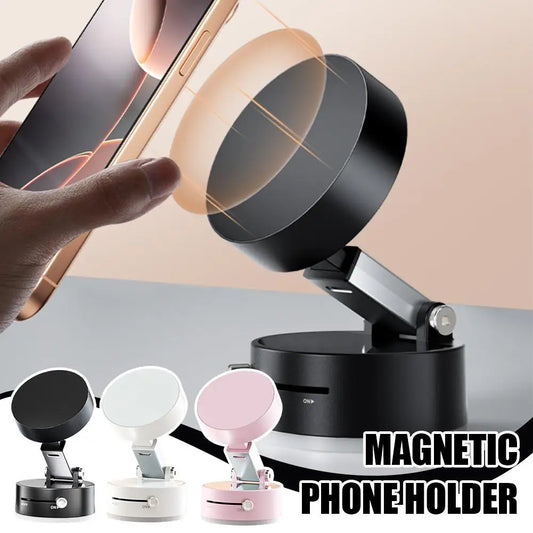 Double Sided Suction Cup Magnetic Phone Holder Lazy Multi-functional