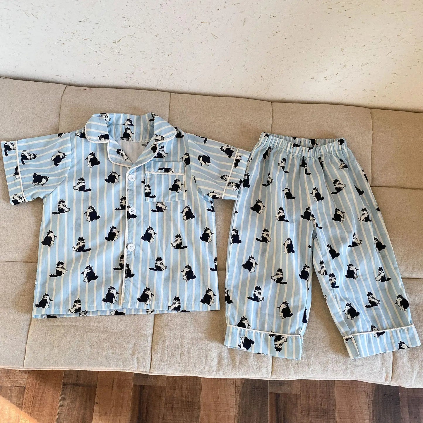 1-10 Years Old Brother Sister Clothes Girls Checkered Cherry Family Suit Boys T Shirt + Shorts 2PCS Suit Children Clothing Set