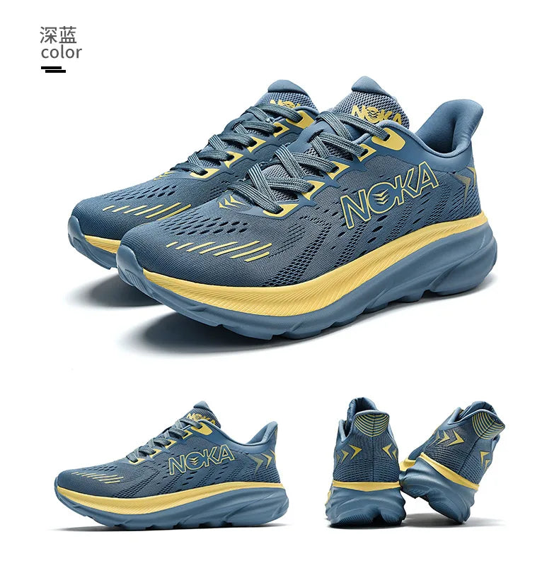 Marathon Carbon Plate Air Cushion Men Sports Running Shoes Breathable Lightweight Women's Comfortable Athletic