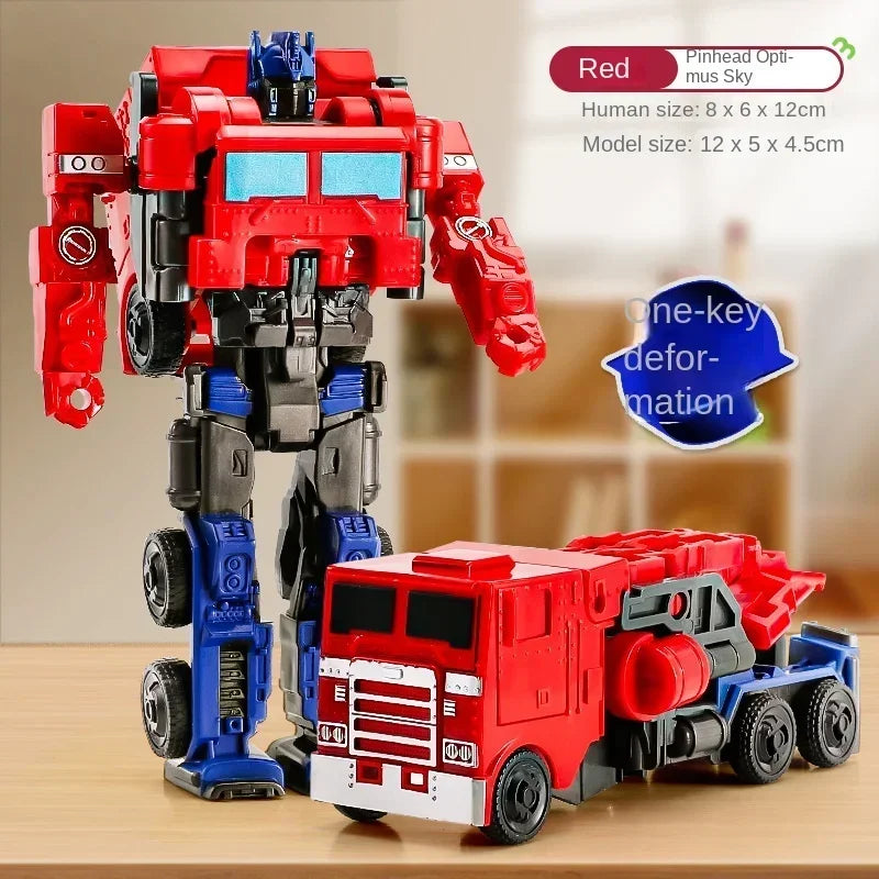 One Step Deformation Robot Transformation Car Toy Action