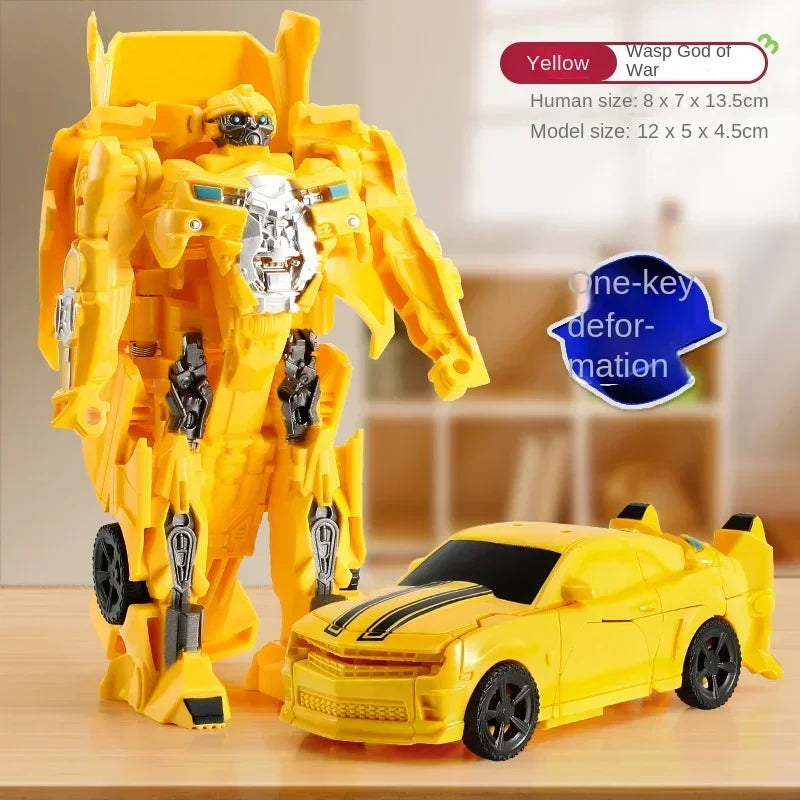 One Step Deformation Robot Transformation Car Toy Action