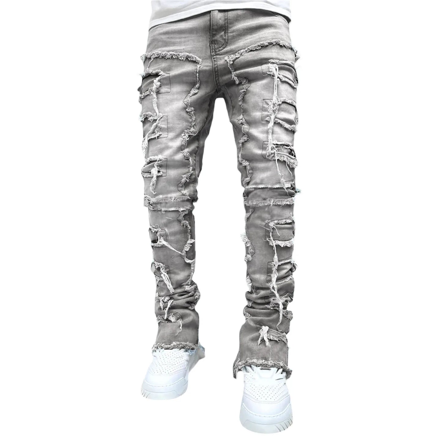 Men's Regular Fit Stacked Jeans