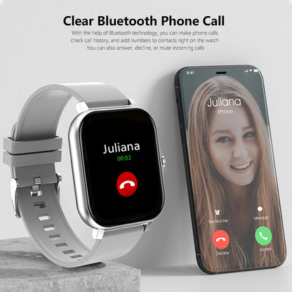 Sports Smart Watch Fitness Clock Health Monitor Waterproof Wireless Call Watches for Men Women