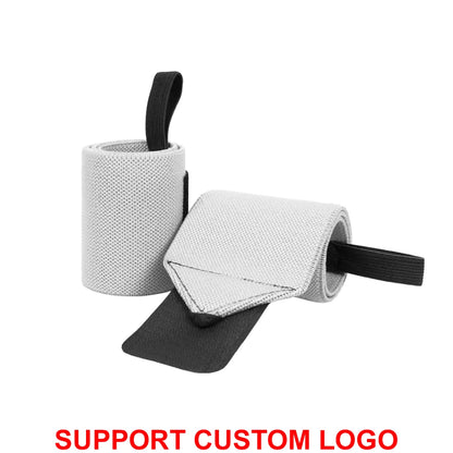 1 Pair Wristband Wrist Bandage Fitness Gym Training Custom Logo