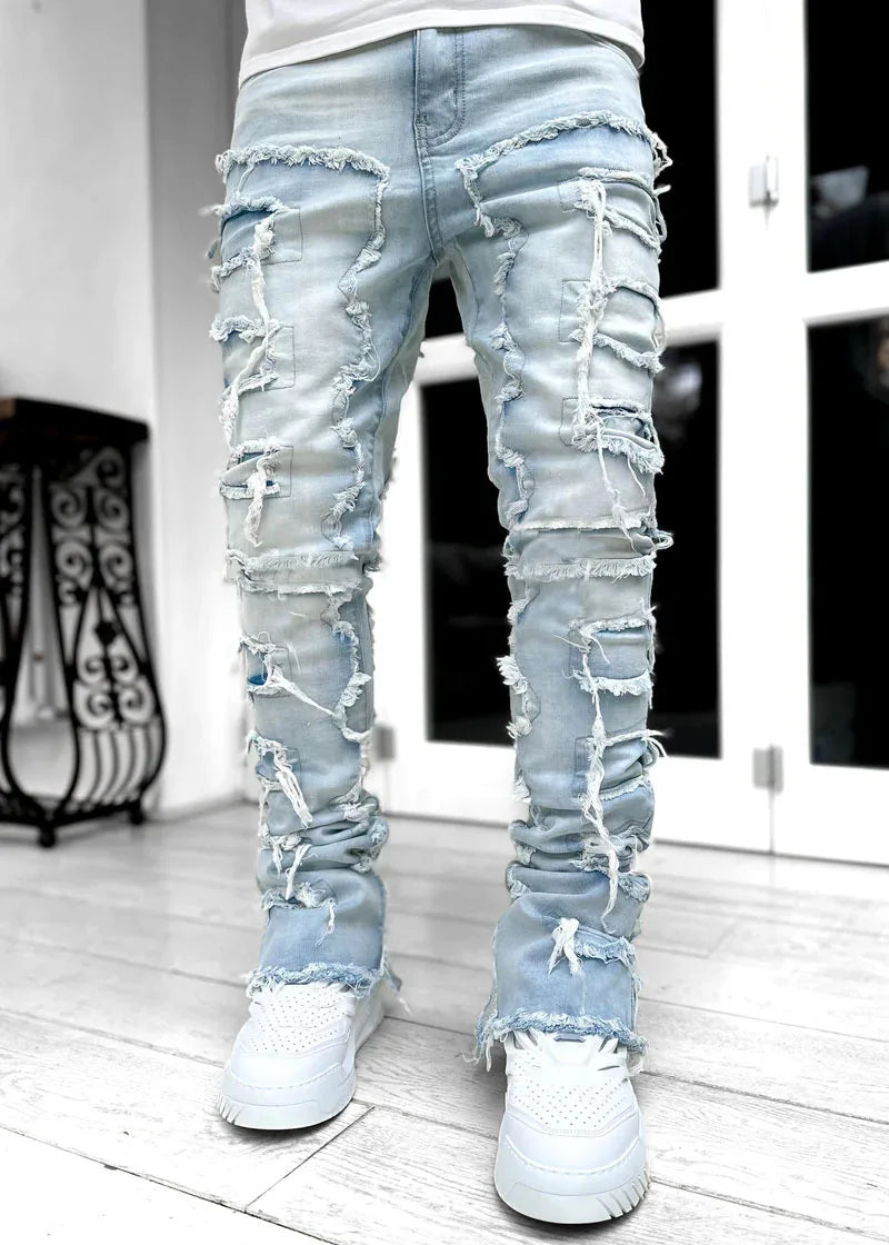Men's Regular Fit Stacked Jeans