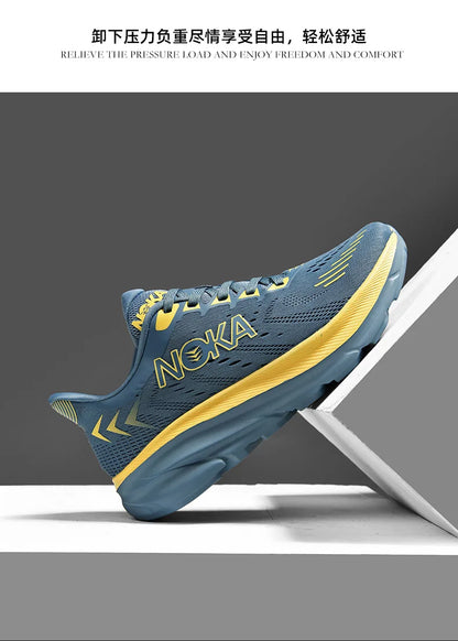 Marathon Carbon Plate Air Cushion Men Sports Running Shoes Breathable Lightweight Women's Comfortable Athletic