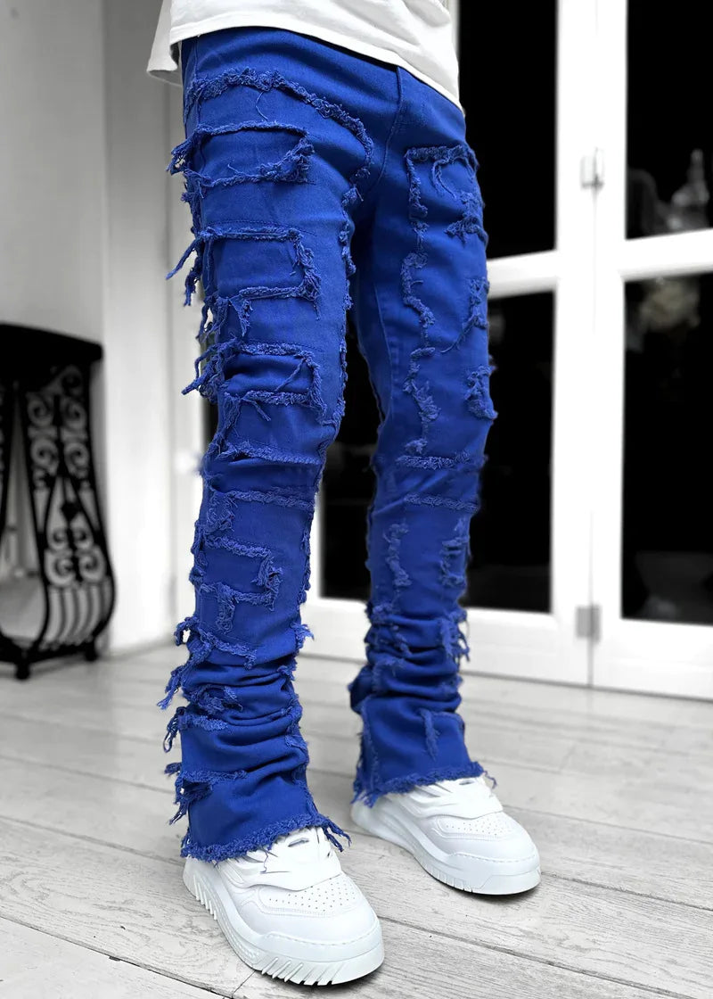 Men's Regular Fit Stacked Jeans